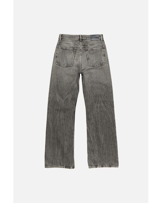 Acne Gray Regular Fit Jeans
