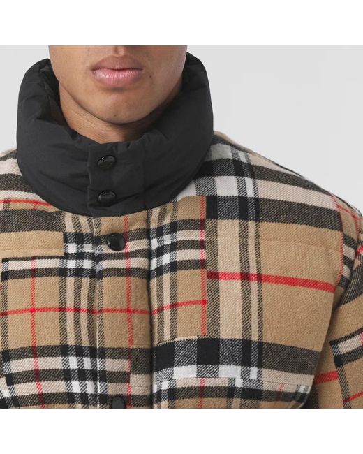 Burberry Black Diamond-Quilted Midi Jacket for men