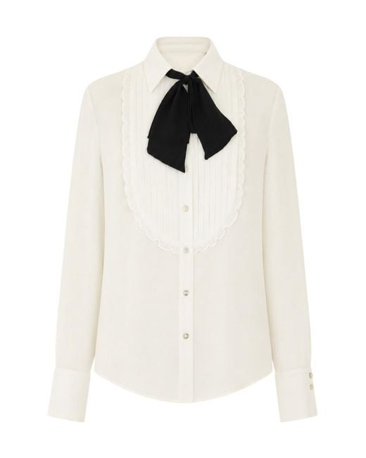 Aniye By White Pleated Shirt