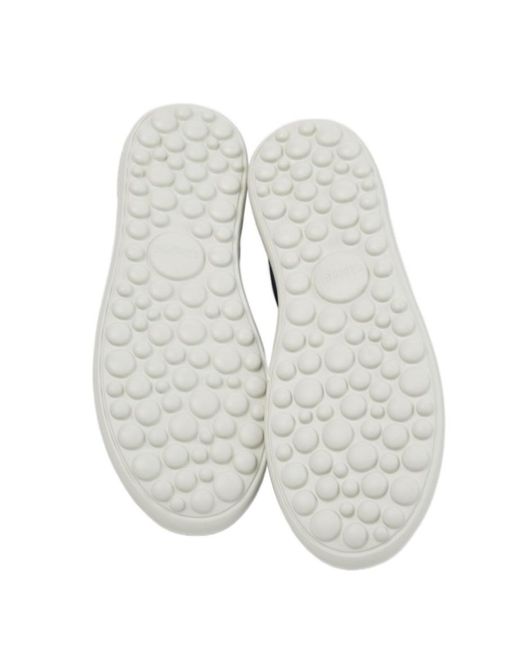 Camper Blue Textile And Nubuck Leather Sneakers For
