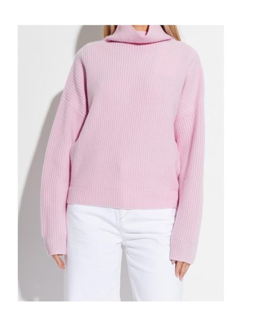 Isabel Marant Pink Brooke Knitted Sweater