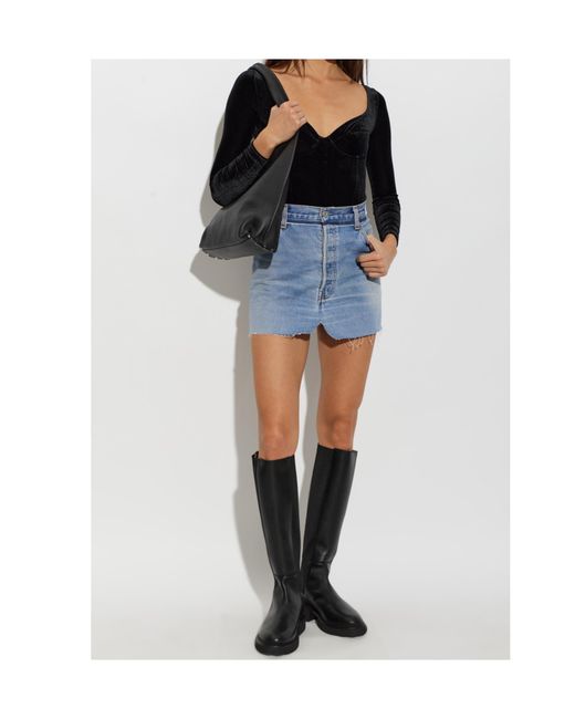 Vetements Black Long-Sleeved Bodysuit