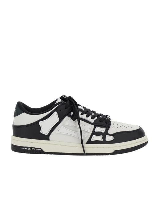 Amiri Black Skel Top Low Sneakers