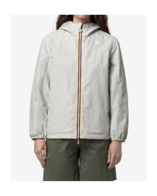 K-Way Gray Jake Cotton Reversible for men