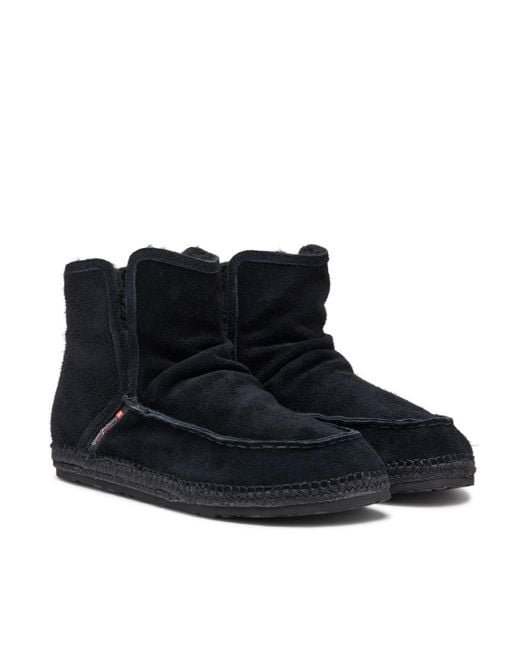 DIESEL Black D-Lukas Ankle Boots for men