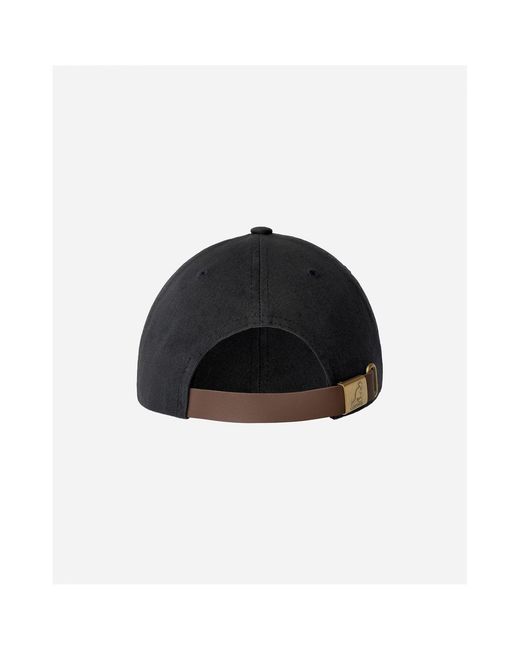 Kangol Black Logo Washed Baseball Cap for men