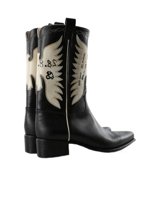 Enfants Riches Deprimes Black Low-Heeled Ankle Boots for men
