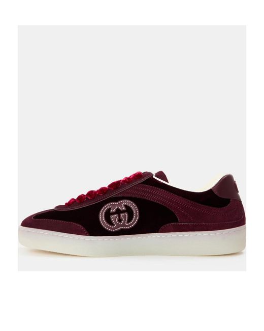Gucci Red Logo Sneakers