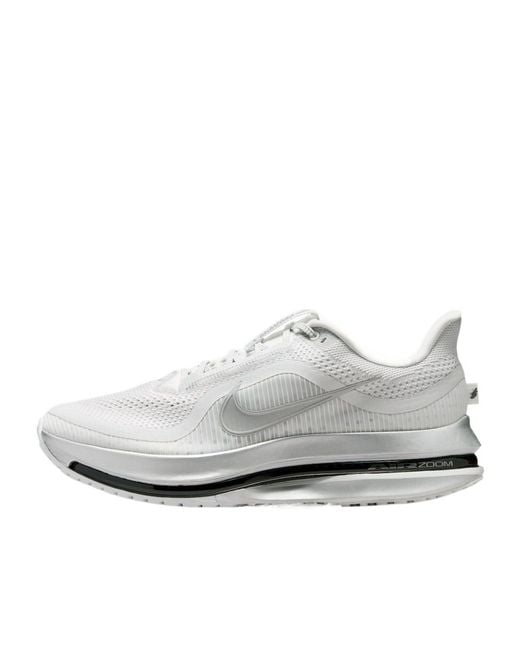 Nike White Pegasus Premium Road Running Shoes for men