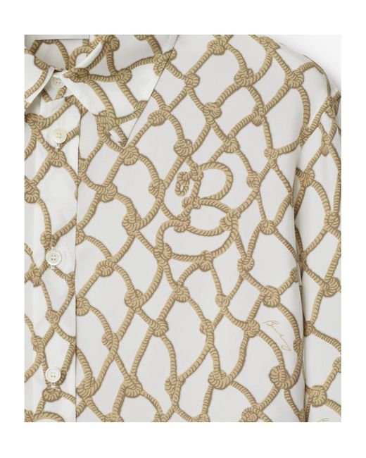 Burberry Natural Knot Silk Shirt