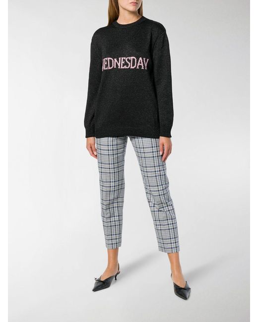 Alberta Ferretti Black Wednesday Knit Jumper
