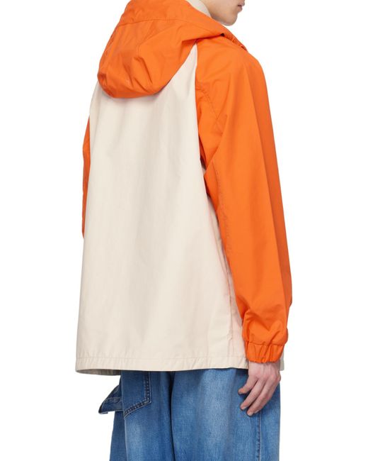 J.W. Anderson Brown Jw Anderson Hooded Long-Sleeved Jacket for men