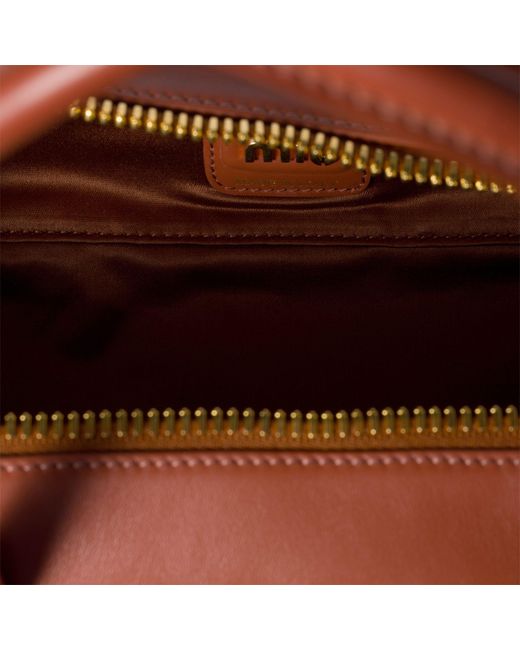 Miu Miu Red Beau Leather Bag