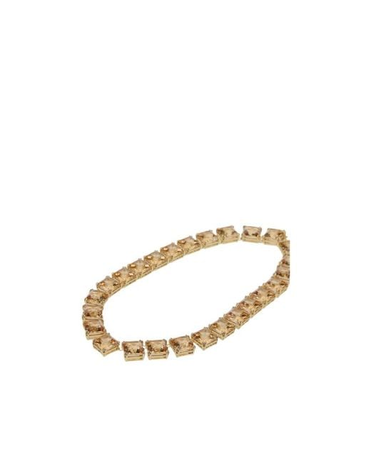 Swarovski Metallic Millenia Square Cut Embellished Necklace