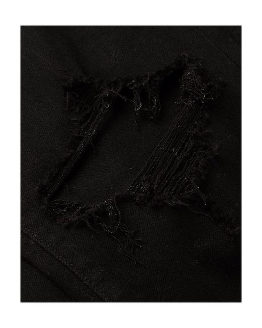 Amiri Black Distressed Slim-Fit Jeans for men
