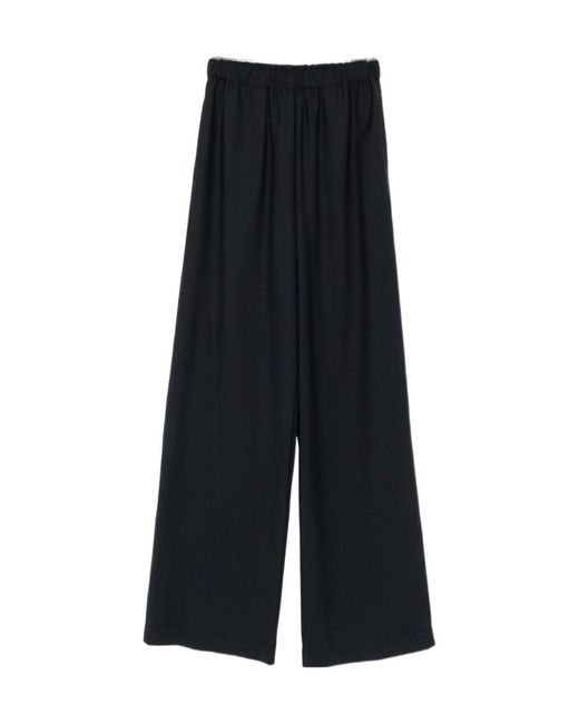 Fabiana Filippi Black Trevi Beaded-Trim Trousers