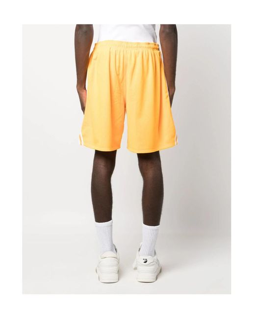GALLERY DEPT. Yellow Venice Side Striped Shorts for men