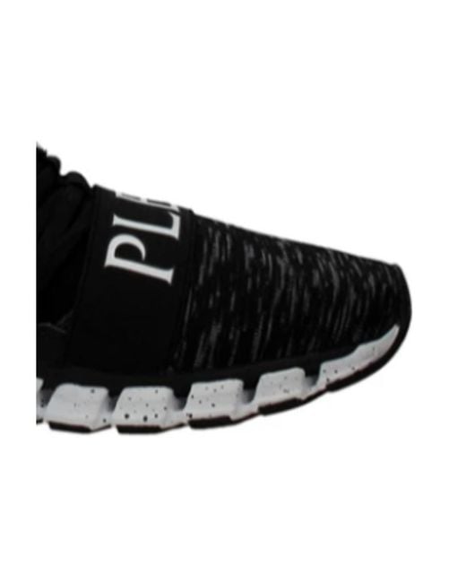 Philipp Plein Black Logo Details Casual Sneakers for men