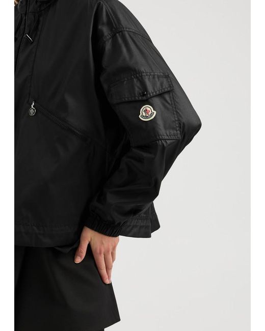 Moncler Black Hemar Nylon Parka
