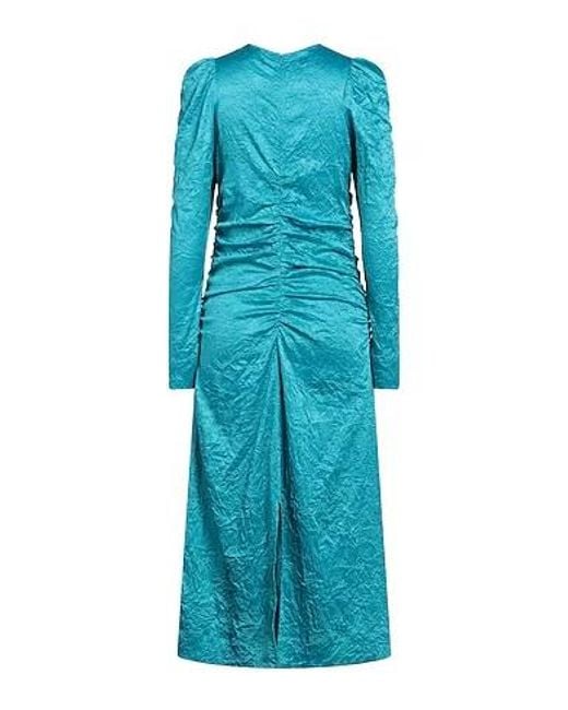 Ganni Blue Long Dresses