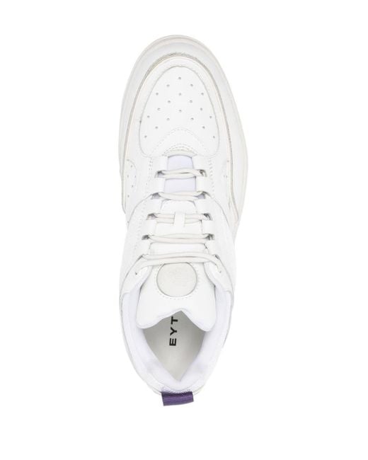 Eytys White Sidney Lace-Up Sneakers for men