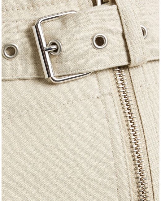 Isabel Marant Natural Solid-Color Casual Trousers