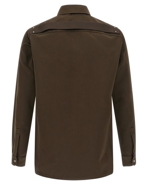 Rick Owens Green Outershirt Shirt for men