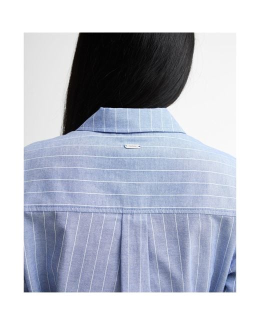 Barbour Blue Elegant Shirt Dress