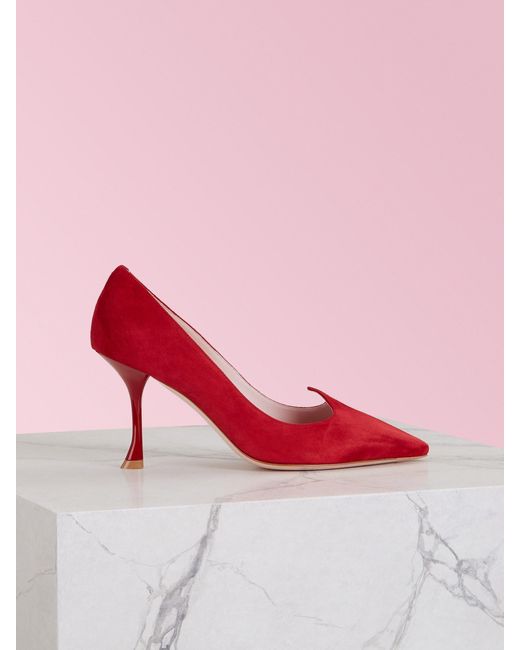 Roger Vivier Red I Love Vivier High Heels