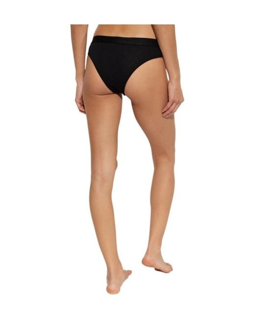 Palm Angels White Solid Color Underwear Set