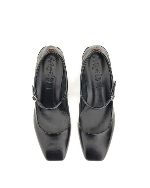 Aeyde Black Aline Mary Jane Pumps