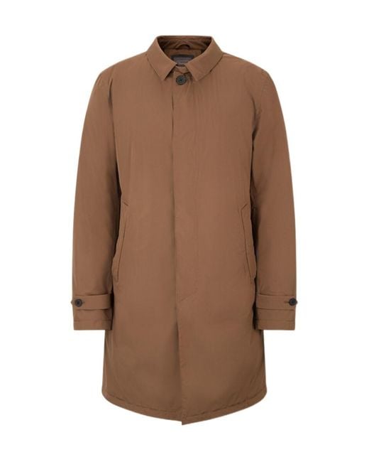 Herno Brown Long-Sleeved Casual Jacket for men
