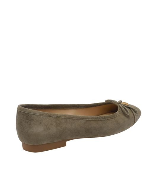 MICHAEL Michael Kors Brown Round-Toe Flat Shoes
