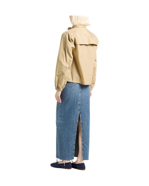 Burberry Natural Simple Hooded Windbreaker