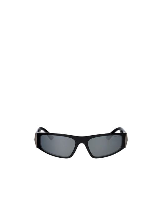 Jimmy Choo Blue Eyewear Oval Frame Sunglasses