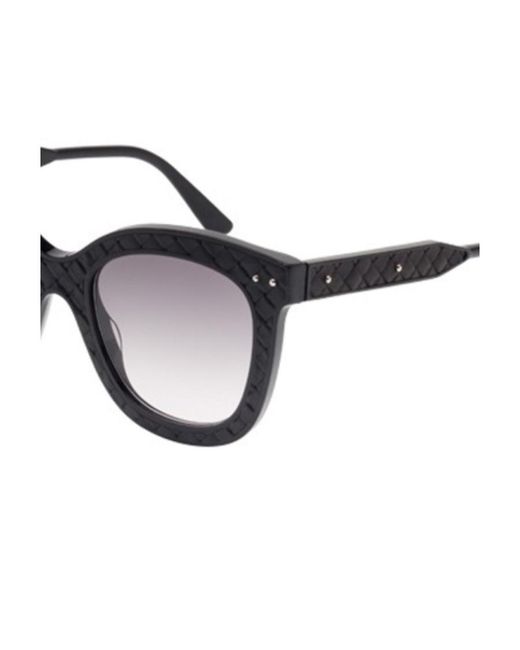 Bottega Veneta Metallic Logo Details Sunglasses