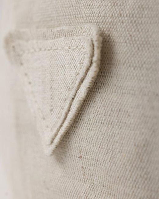 Prada White Denim Baseball Cap