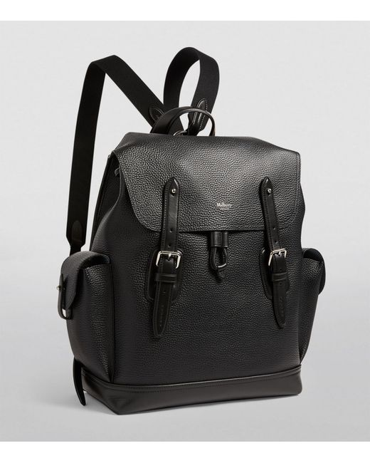 Mulberry Black Heritage Textured Backpack for men