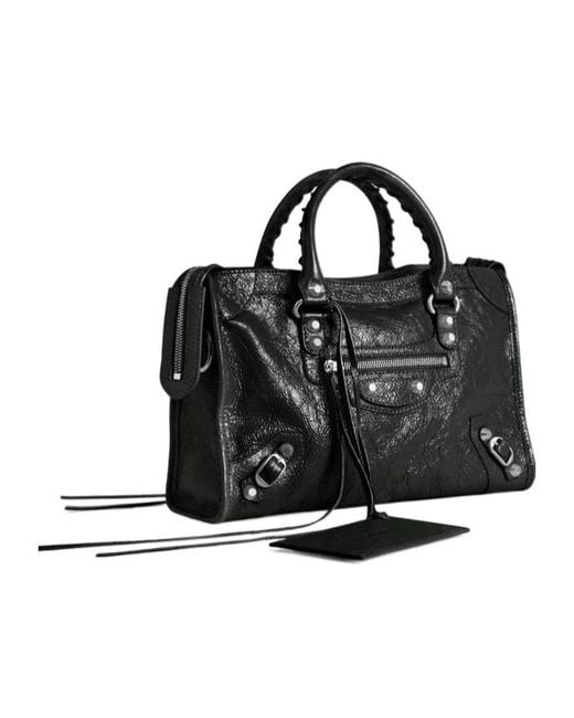 Balenciaga Black Le City Small Shoulder Bag