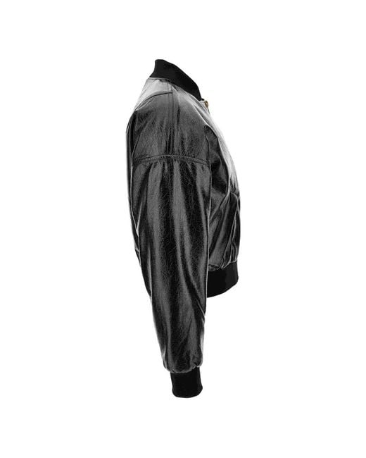 Versace Jeans Black Zip-Fastening Bomber Jacket