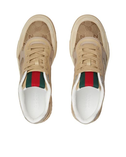 Gucci Natural Re-Web Sneakers for men