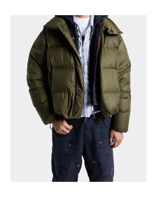 DSquared² Green D2 Upside Down Jacket for men