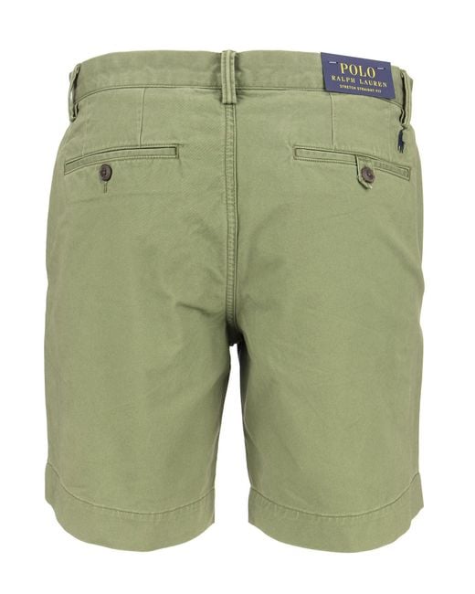 Polo Ralph Lauren Green Knee-Length Chino Shorts for men