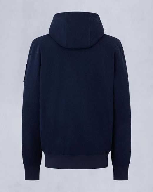 Moose Knuckles Blue X Evisu Zip-Up Hoodie for men