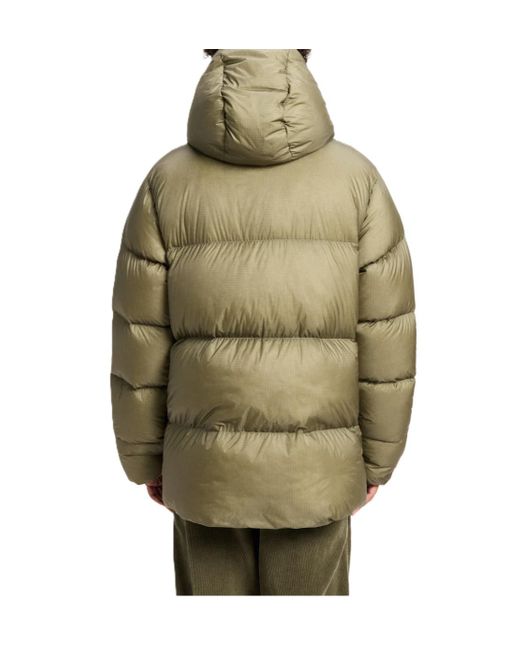 Pyrenex Green Shift Hooded Ripstop Jacket for men