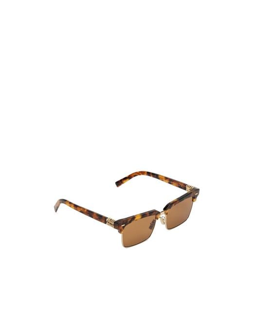 Miu Miu Multicolor Logo Sunglasses