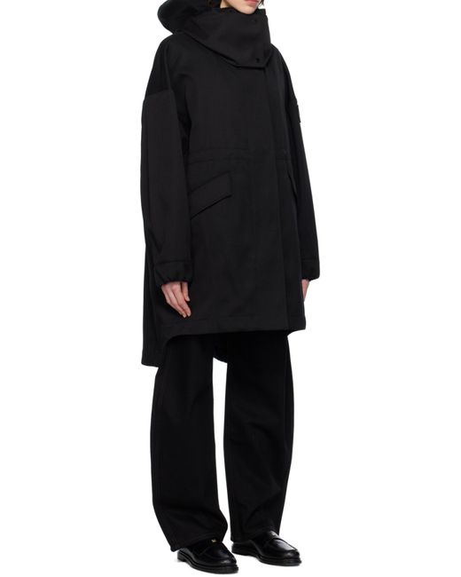 Canada Goose Black Olivine Parker Long-Sleeved Coat