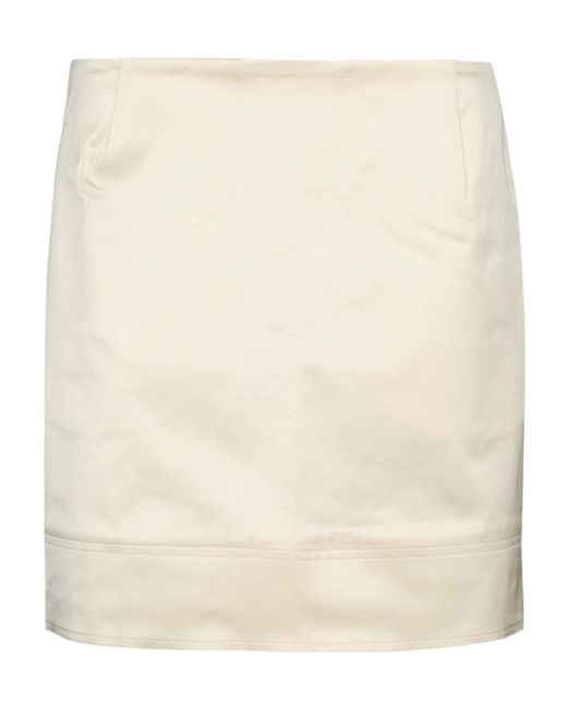 Totême Natural Totême Crepe Mini Skirt