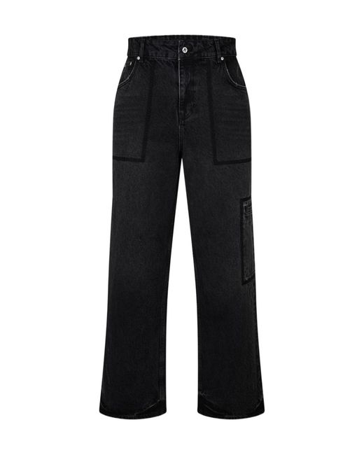Represent Black R3 Drive Denim Jeans for men