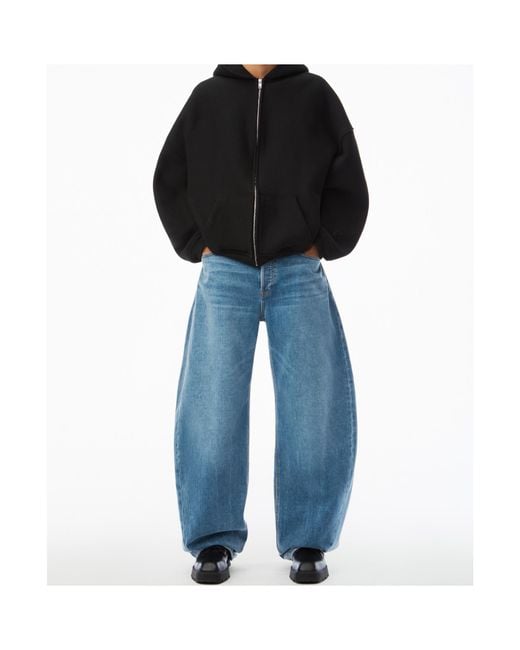 Alexander Wang Black Fleece Star Zip-Up Hoodie for men